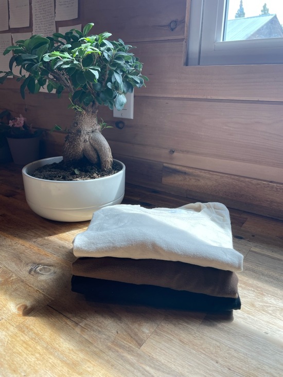 Province Of Canada Tops - TRIO Organic Shirt Bundle - Natural, Cocoa, Black